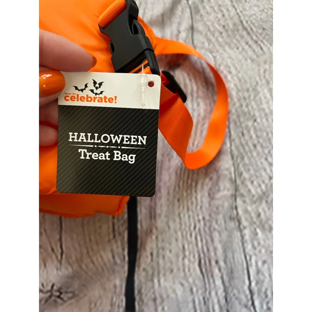 Kids Pumpkin Crossbody Bag - Orange Halloween Shoulder Bag